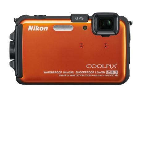 Nikon COOLPIX AW100 16 MP CMOS Waterproof Digital Camera