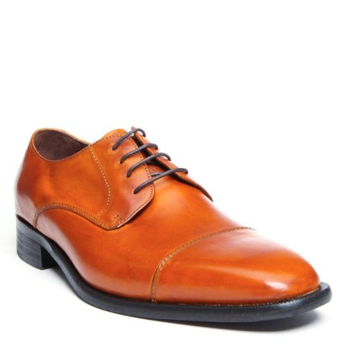 Donald J. Pliner Mens Cap Toe Whiskey Shoe Gui14 12 M