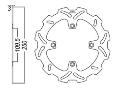 Disc Frana Fata Kawasaki JT