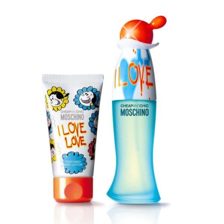 Parfum Moschino I Love Love Eau De Toilette 30 ml, + 50ml Lotiune de Corp, pentru femei
