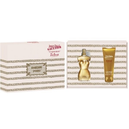 Parfum Jean Paul Gaultier Classique Intense Eau De Parfum 50 ml, + 75ml Lotiune de Corp, pentru femei