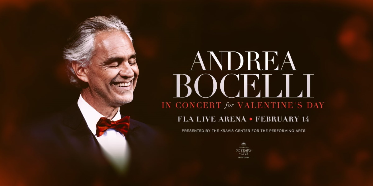 Andrea Bocelli in Sunrise