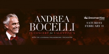 Andrea Bocelli in New Orleans